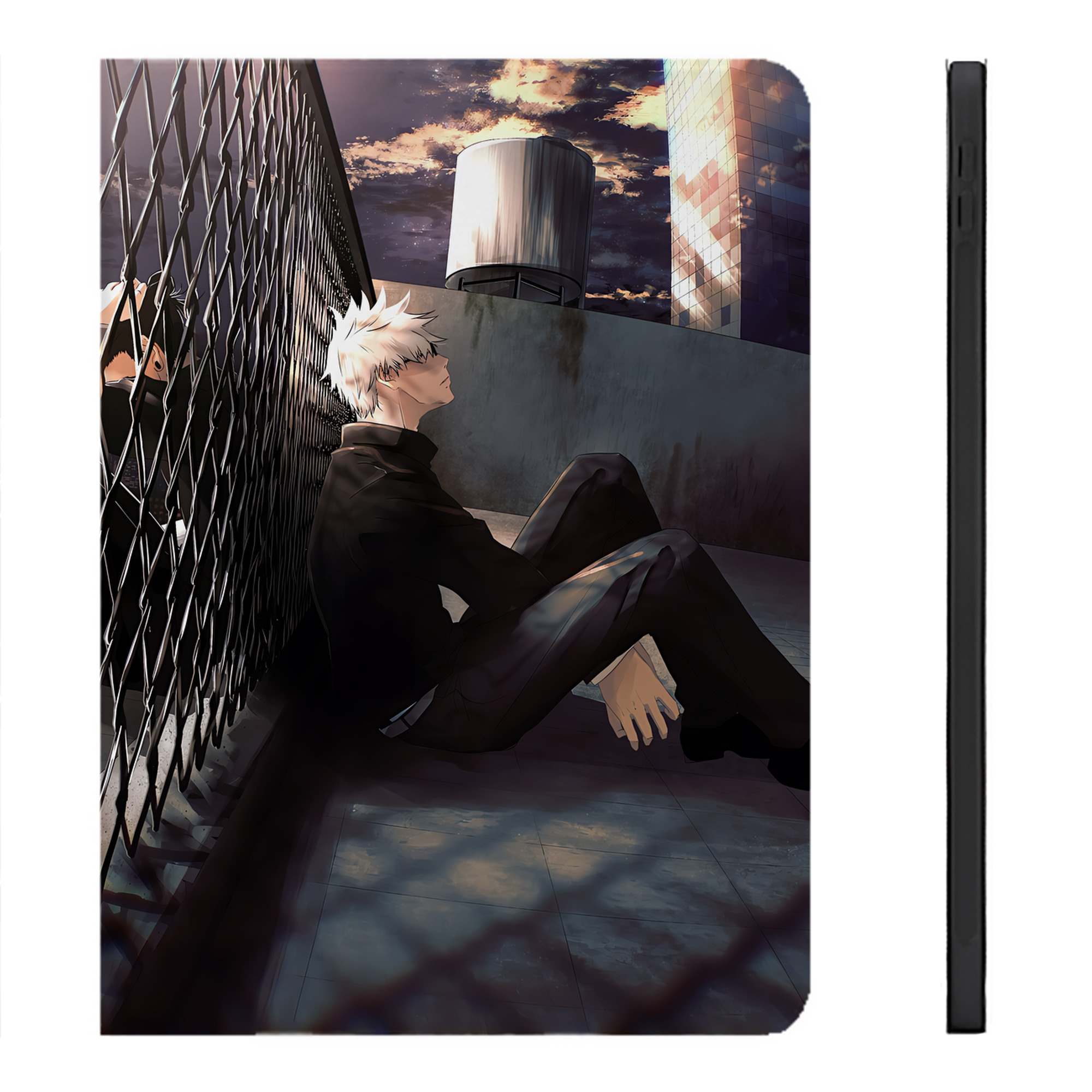 （画像用） 呪術廻戦 Jujutsu Kaisen IPadケース ペンホルダー付き ブックスタイルデザイン